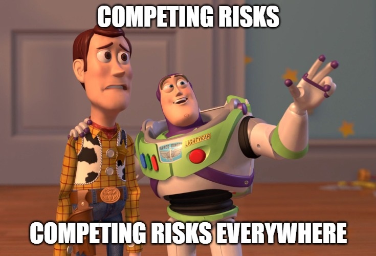 Competing risks everywhere